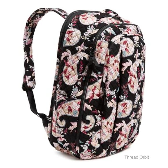 Large Travel Backpack with Laptop Sleeve, Recycled Cotton, Expandable main image 4
